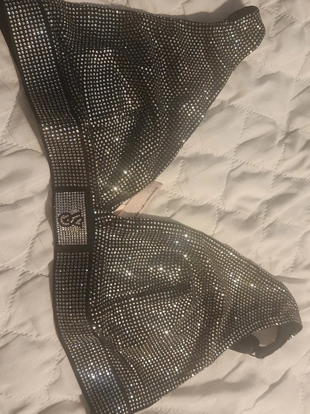 Victoria's Secret Silver Rhinestone Bralette - Picture 4 of 6